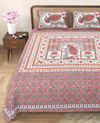 Grace Your Bedroom with Rang Mahal Viscose Double Bedsheet – 90x108 Inches with 2 Pillow Covers