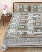 Enhance Your Home with Rang Mahal Viscose Double Bedsheet – 90x108 Inches with 2 Pillow Covers