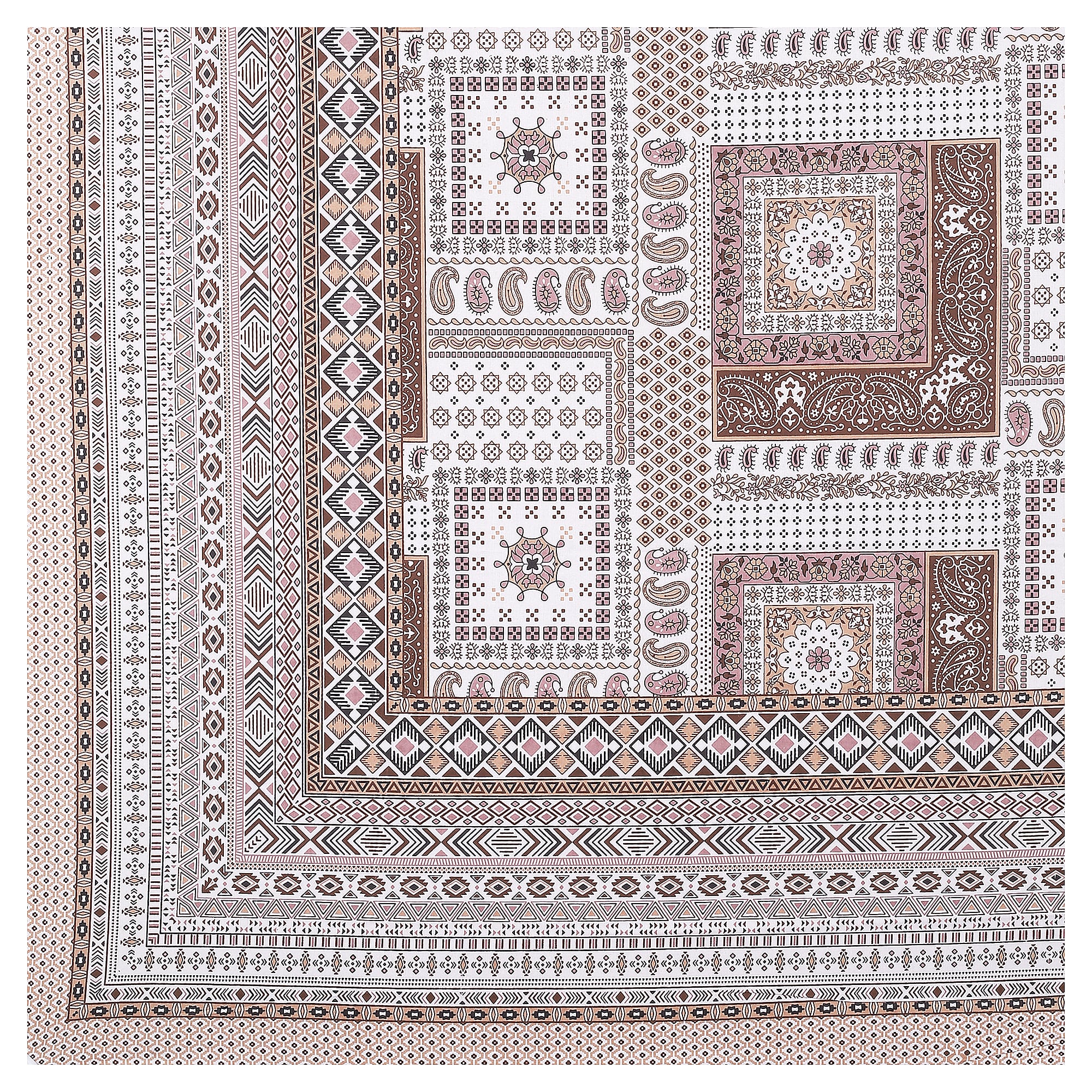 Enhance Your Home with Rang Mahal Viscose Double Bedsheet – 90x108 Inches with 2 Pillow Covers