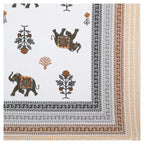 95x108 Viscose Hungama Collection Double Bedsheet with Palm & Floral Design and Pillow Covers