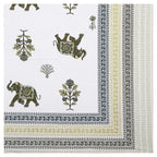 95x108 Viscose Hungama Collection Double Bedsheet with Palm & Floral Design and Pillow Covers