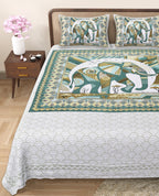 Make a Bold Statement with Rang Mahal Viscose Double Bedsheet – 90x108 Inches with 2 Pillow Covers