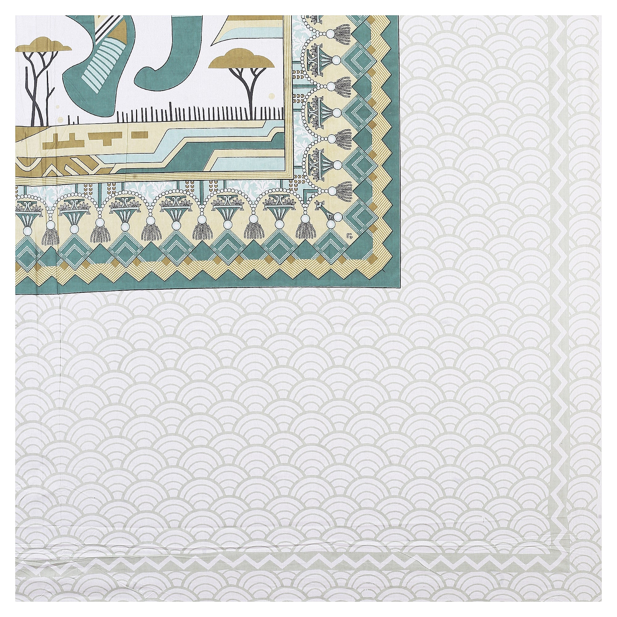 Make a Bold Statement with Rang Mahal Viscose Double Bedsheet – 90x108 Inches with 2 Pillow Covers
