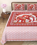 Make a Bold Statement with Rang Mahal Viscose Double Bedsheet – 90x108 Inches with 2 Pillow Covers