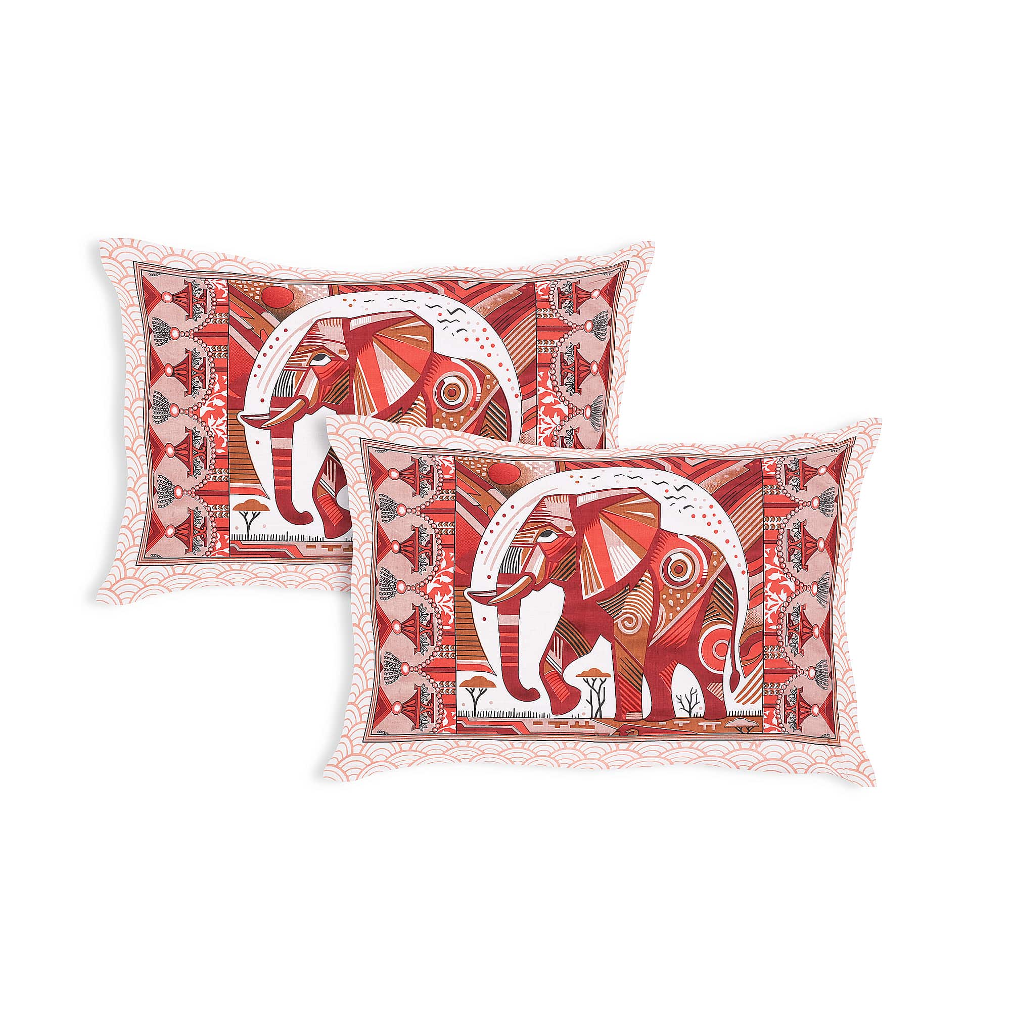 Make a Bold Statement with Rang Mahal Viscose Double Bedsheet – 90x108 Inches with 2 Pillow Covers
