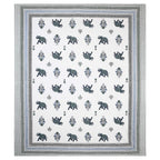 95x108 Viscose Hungama Collection Double Bedsheet with Palm & Floral Design and Pillow Covers