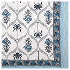 95x108 Viscose Hungama Collection Double Bedsheet with Palm & Floral Design and Pillow Covers