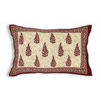 59" Eco Handblock Print 100% Cotton Single Bedsheet with 1 Pillow Cover (60x90)