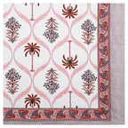 95x108 Viscose Hungama Collection Double Bedsheet with Palm & Floral Design and Pillow Covers