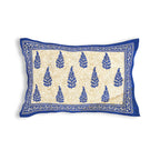 59" Eco Handblock Print 100% Cotton Single Bedsheet with 1 Pillow Cover (60x90)
