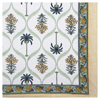 95x108 Viscose Hungama Collection Double Bedsheet with Palm & Floral Design and Pillow Covers