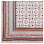Rangmahal Collection 90x108 Viscose Double Bedsheet with Intricate Motifs & Matching Pillow Covers