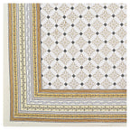 Rangmahal Collection 90x108 Viscose Double Bedsheet with Intricate Motifs & Matching Pillow Covers