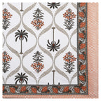 95x108 Viscose Hungama Collection Double Bedsheet with Palm & Floral Design and Pillow Covers