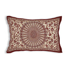 59" Traditional Mandala & Paisley Print 100% Cotton Single Bedsheet with 1 Pillow Cover (60x90)