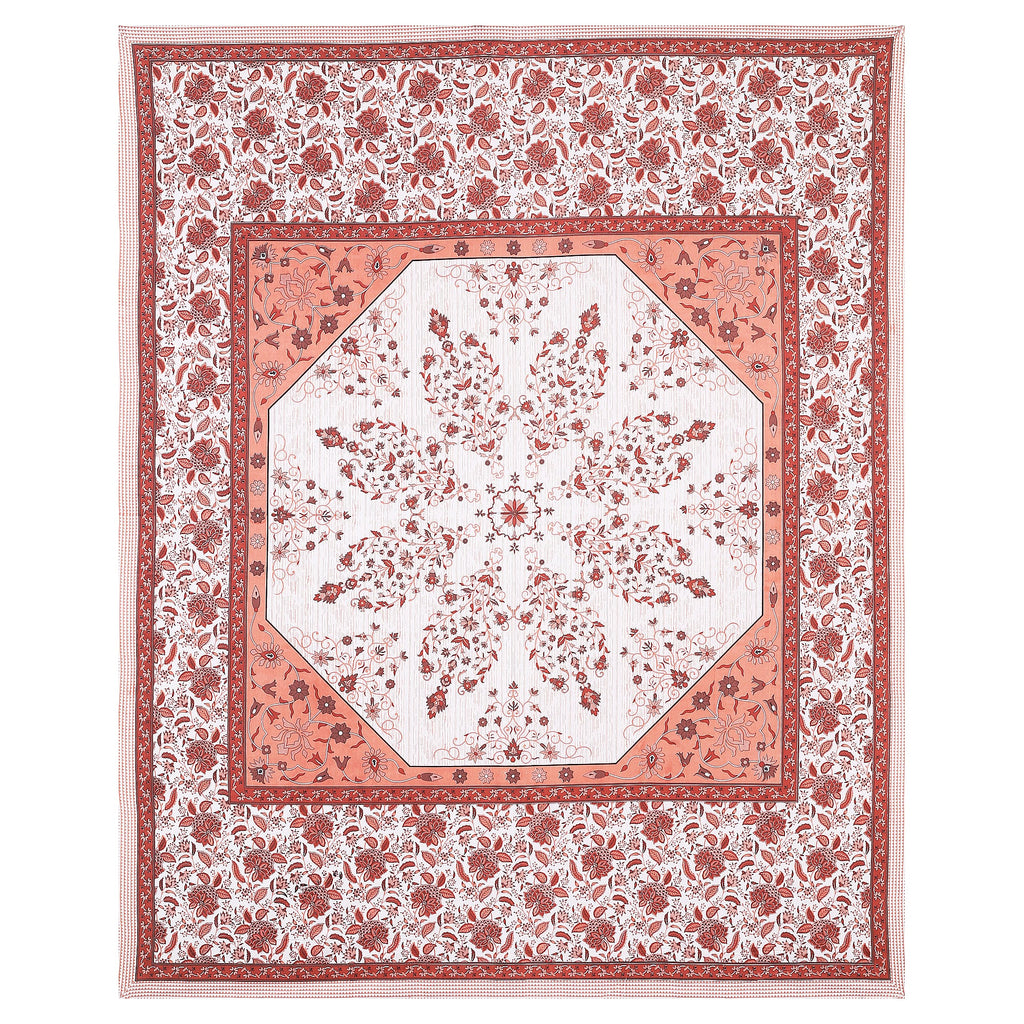 Elevate Your Space with Rang Mahal Viscose Double Bedsheet – 90x108 Inches with 2 Pillow Covers