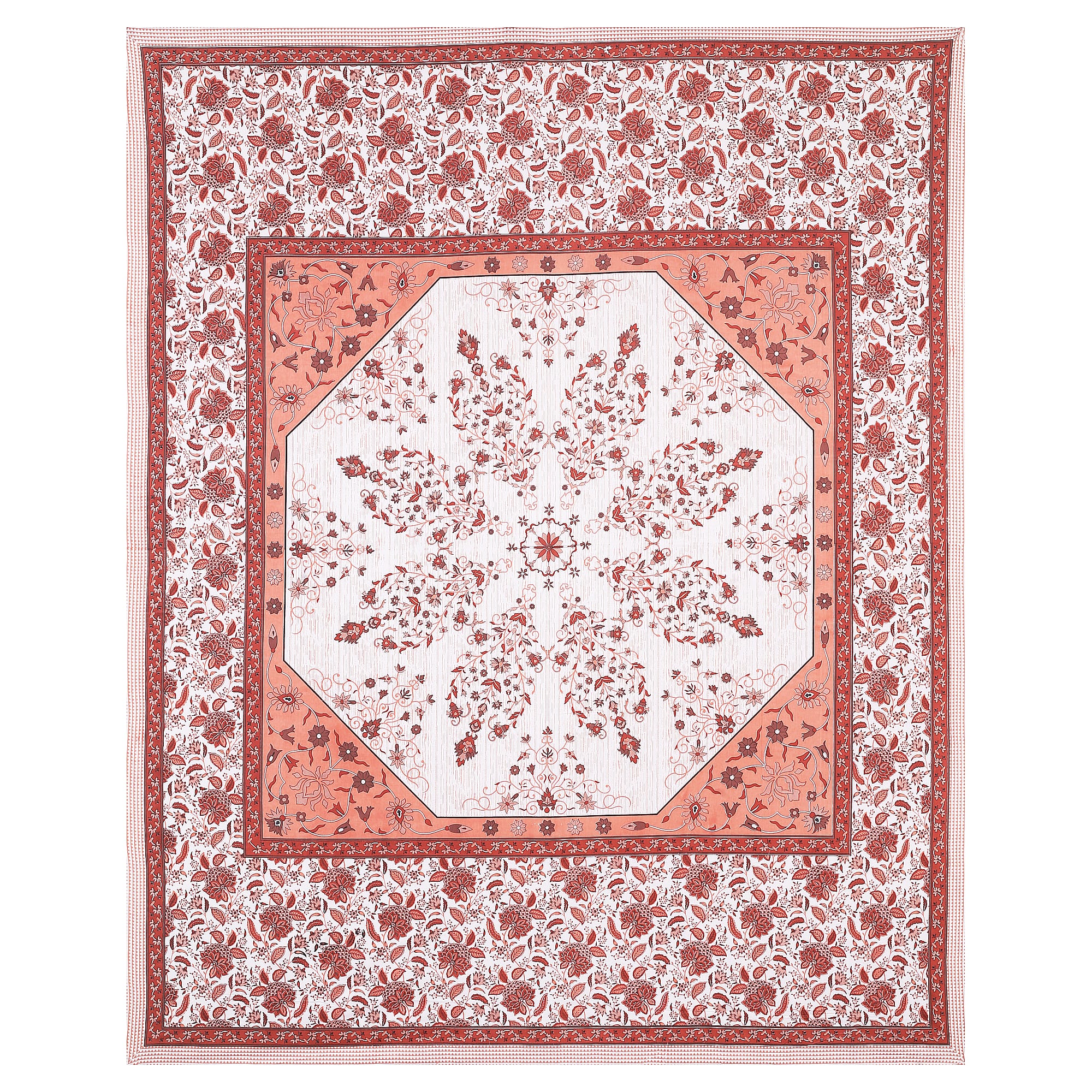 Elevate Your Space with Rang Mahal Viscose Double Bedsheet – 90x108 Inches with 2 Pillow Covers
