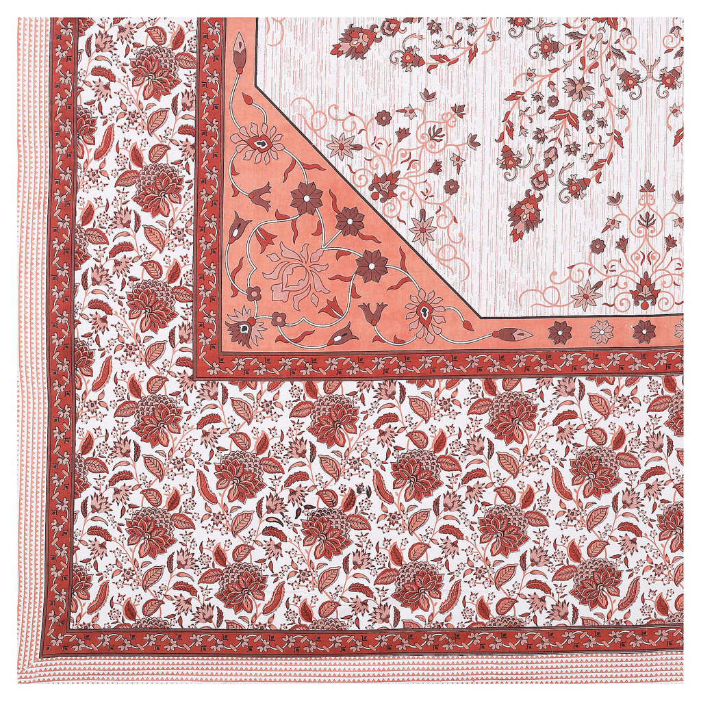 Elevate Your Space with Rang Mahal Viscose Double Bedsheet – 90x108 Inches with 2 Pillow Covers