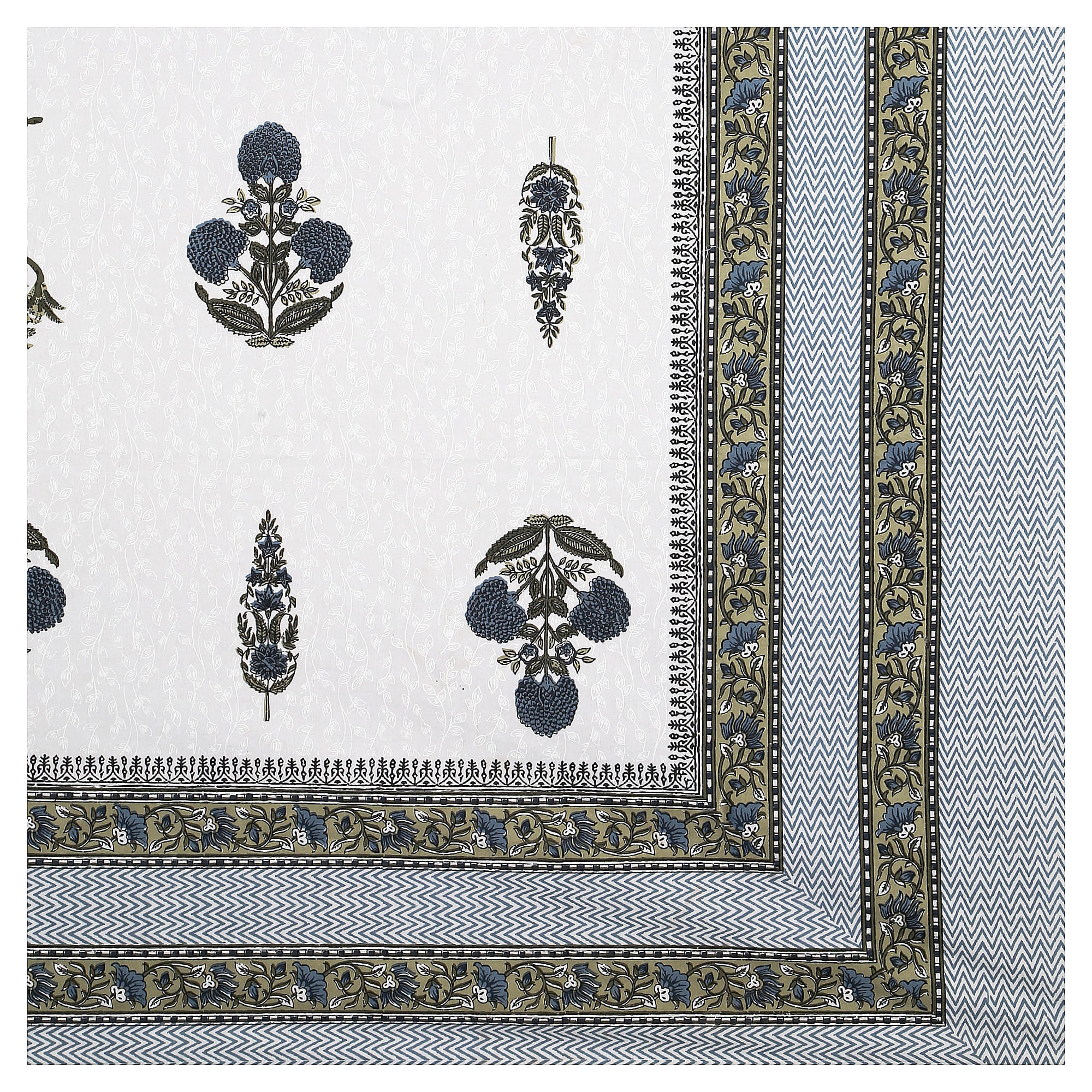 95x108 Viscose Hungama Collection Double Bedsheet with Floral Buti Patterns & Pillow Covers