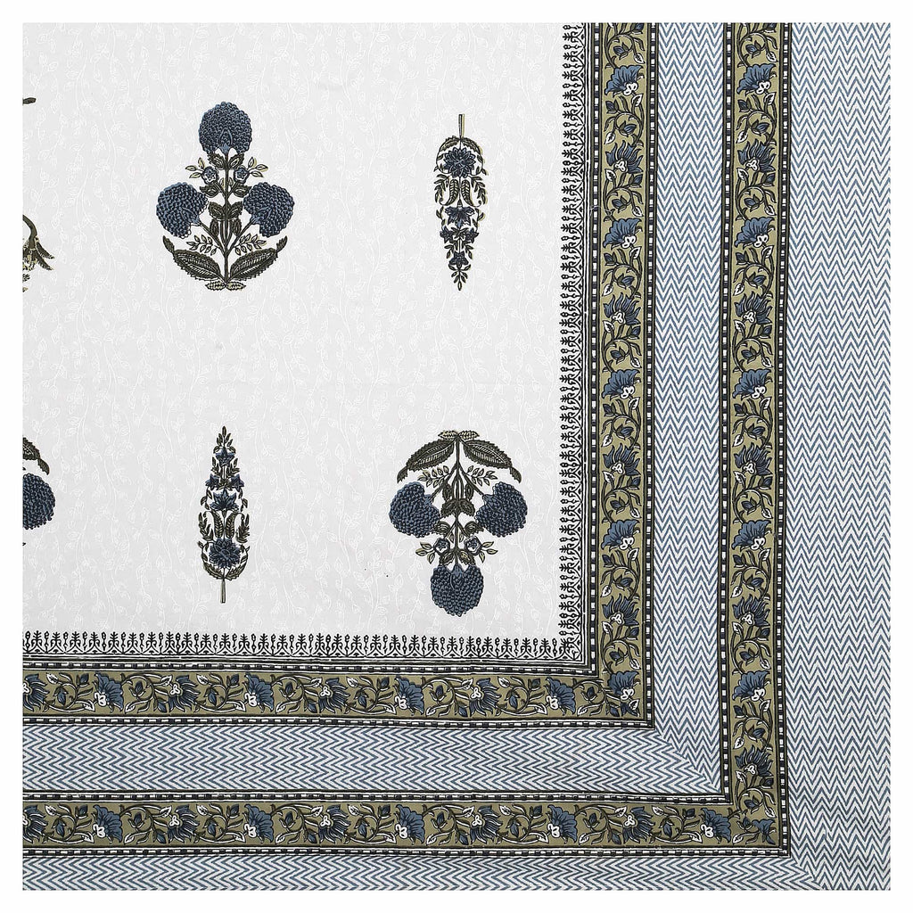 95x108 Viscose Hungama Collection Double Bedsheet with Traditional Floral & Tree Motifs with Pillow Covers