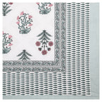 95x108 Viscose Hungama Collection Double Bedsheet with Traditional Leaf & Floral Print + Pillow Covers