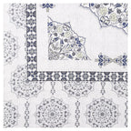 Rangmahal Collection 90x108 Viscose Double Bedsheet with Intricate Motifs & Matching Pillow Covers