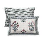 95x108 Viscose Hungama Collection Double Bedsheet with Traditional Leaf & Floral Print + Pillow Covers