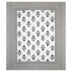 95x108 Viscose Hungama Collection Double Bedsheet with Traditional Leaf & Floral Print + Pillow Covers