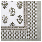 95x108 Viscose Hungama Collection Double Bedsheet with Floral Buti Patterns & Pillow Covers