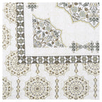 Rangmahal Collection 90x108 Viscose Double Bedsheet with Intricate Motifs & Matching Pillow Covers