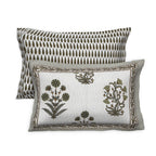95x108 Viscose Hungama Collection Double Bedsheet with Traditional Leaf & Floral Print + Pillow Covers