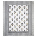 95x108 Viscose Hungama Collection Double Bedsheet with Traditional Leaf & Floral Print + Pillow Covers