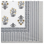 95x108 Viscose Hungama Collection Double Bedsheet with Traditional Leaf & Floral Print + Pillow Covers