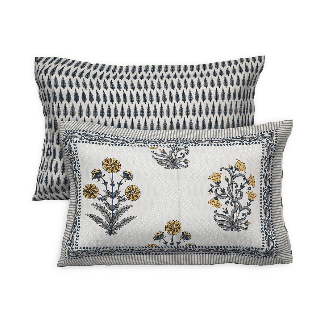 95x108 Viscose Hungama Collection Double Bedsheet with Floral Buti Patterns & Pillow Covers
