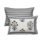 95x108 Viscose Hungama Collection Double Bedsheet with Floral Buti Patterns & Pillow Covers