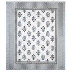 95x108 Viscose Hungama Collection Double Bedsheet with Traditional Leaf & Floral Print + Pillow Covers