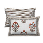 95x108 Viscose Hungama Collection Double Bedsheet with Traditional Leaf & Floral Print + Pillow Covers