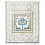 Rangmahal Collection 90x108 Viscose Double Bedsheet with Artistic Tree of Life Design & Matching Pillow Covers