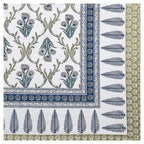 95x108 Viscose Hungama Collection Double Bedsheet with Traditional Leaf & Floral Print + Pillow Covers