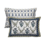 95x108 Viscose Hungama Collection Double Bedsheet with Traditional Leaf & Floral Print + Pillow Covers