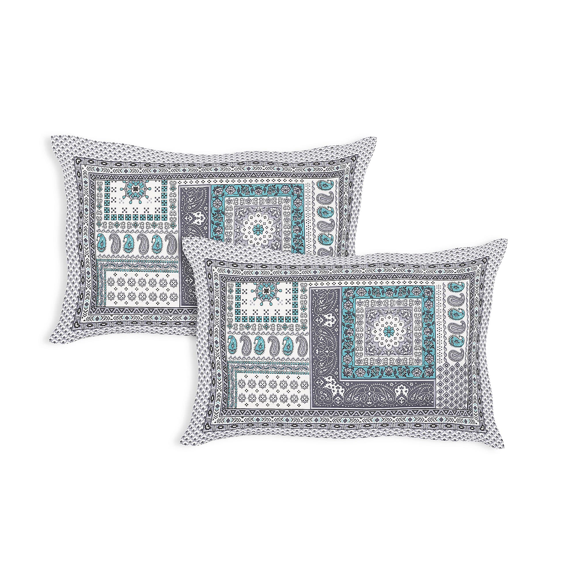 Enhance Your Home with Rang Mahal Viscose Double Bedsheet – 90x108 Inches with 2 Pillow Covers