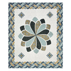 Viscose Gangour Collection 95x108 Double Bedsheet with Bold Floral Medallion Design