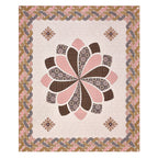 Viscose Gangour Collection 95x108 Double Bedsheet with Bold Floral Medallion Design