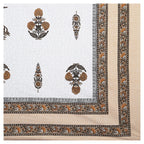 95x108 Viscose Hungama Collection Double Bedsheet with Floral Buti Patterns & Pillow Covers