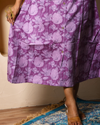 Lavendula Petal Kurta Dress