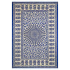 59" Traditional Mandala & Paisley Print 100% Cotton Single Bedsheet with 1 Pillow Cover (60x90)