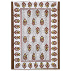 59" Elegant Floral Vine Print 100% Cotton Single Bedsheet with 1 Pillow Cover (60x90)