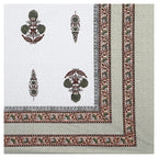 95x108 Viscose Hungama Collection Double Bedsheet with Traditional Leaf & Floral Print + Pillow Covers