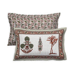 95x108 Viscose Hungama Collection Double Bedsheet with Floral Buti Patterns & Pillow Covers
