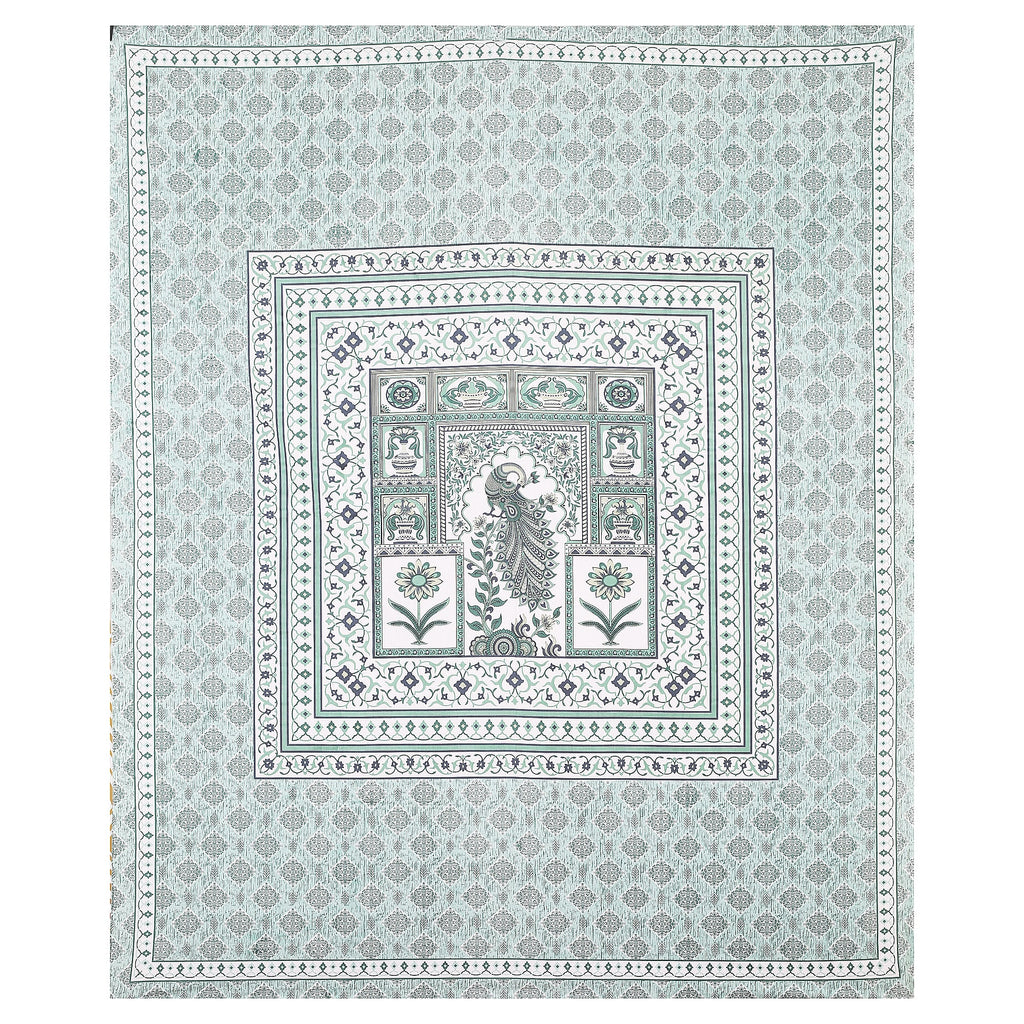 Grace Your Bedroom with Rang Mahal Viscose Double Bedsheet – 90x108 Inches with 2 Pillow Covers